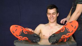 Handsome Young Guy Gets His Feet & Armpits Tickled