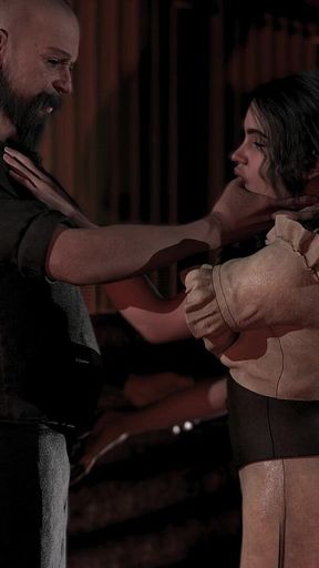 Riverside Cabin - V1.4 Part 1 - Clair Let Marcus Fuck Her for Giving Her a New Dress as a Gift