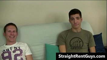 Hunky straight men involved in filthy gay video