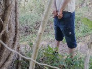 big dicked twink caught pissing in the woods