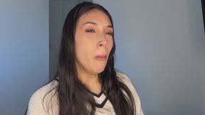 trying to yawn with your mouth closed