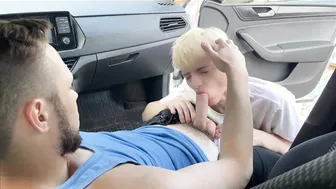Young Twink Gets Barebacked in a Camper by Older Daddy