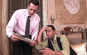 Voluptuous blonde Jessica Moore ass & pussy fucked balls deep in threesome