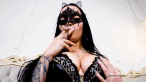 My smoke, spit and ass for you ! ( Female Domination POV with Bad Kitten Mary J ) - FULL HD MP4