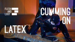 Fucking Latex Girlfriend in Heavy Rubber with Cumshot | CUMMING ON LATEX