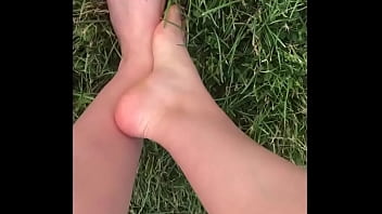 Just walking on the grass