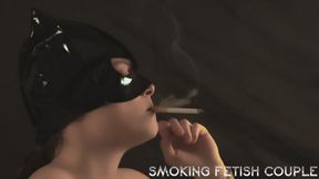 Smoking without doing anything useful to society, except making your dick hard