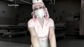 Evil Goth Nurse Joy gives a deep prostate exam