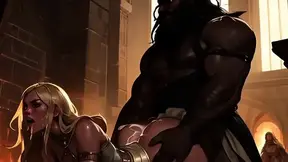 Busty White Medieval MILFs Suck BBC in the Streets of Europe in Spicy Toons: When the Moors Conquered Europe