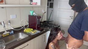 cooking and suddenly i got fucked bareback by my friend bbc