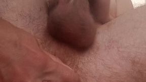 my sagging anal lips rub against a bottle in a very sexy way. real male cunt!
