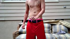 Young Webcam Stroke Show