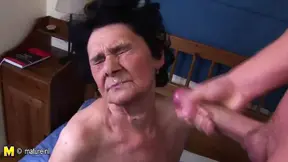 Retired Teacher Swallowing Every Drop After Dirty Tutoring Turns Into Loving Passionate Session