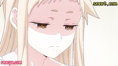 Ichigo and Aika get stuffed by a big dick blonde cartoon hentai
