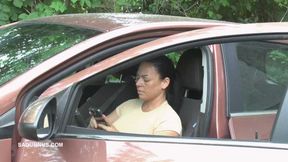 Jenna tramples on the pedal and slave sucks on the gas Face mp4