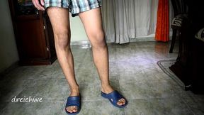 playing with my flip flops