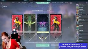 Gassy streamer farts and burps