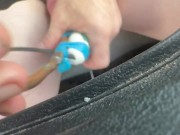 Hooking myself while driving