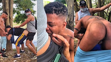 MAMEI O CASAL DE DOTADOS PRÓXIMO AO LAGO