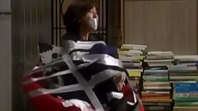 Asian Girl Duct Taped