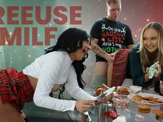 FreeUse Christmas - Step Son And Step Daughter Fuck Their Step Mama Whenever They Wish on Xmas