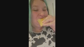 Messy Cow Eating