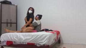 Stepson Gives Sexual Reverse to Ungrateful Stepmother!! Real Sex in Hotel