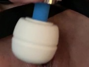 Tied up teen squirts multiple times with vibrator