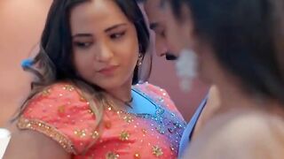 Threesome Fever - Indian Wife Sharing With Her Husband And A Stranger