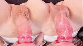 Sucking Сock in 69 Position and Getting Cum in My Mouth from My Point of View - Female POV Blowjob Amateur