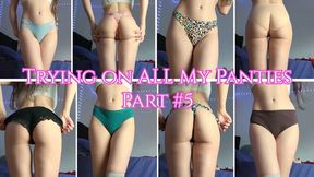 Sage Eldritch Trying on ALL Her Panties Part #5