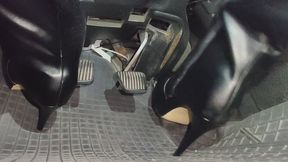 Sarah - Rough Cranking & Stalling In Black Boots