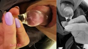 French MILF Axell drains every drop in intense creampie compilation
