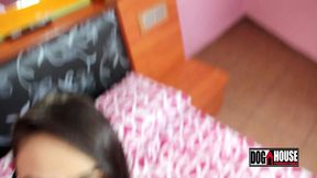a novinha de 19 anos - michelly beatriz engasgou com a gozada do ator