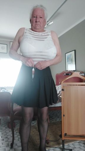 Sunday morning getting clothed