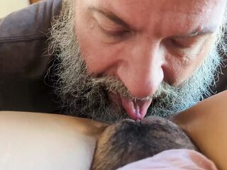Aged Gringo Licks, Eats & Savors Lovely Mexican Vagina