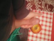 Apple fuck, super dick horny!