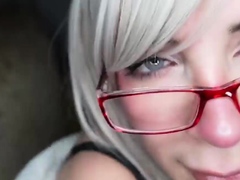 Nerd damsel turns into a nympho, LilMilk's hottest hook-up