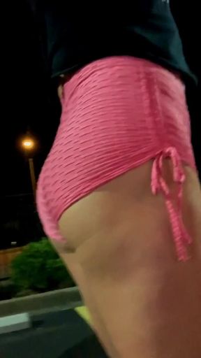 Crazy hot, Cindie Love, sissy risky outdoor slut, panties, ts