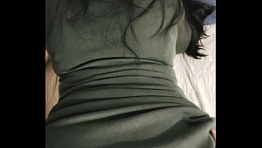 Hot Latina wife in miniskirt gets fucked hard