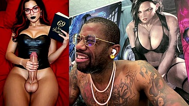 Transgender StepMom Jerks Off While Cumming And Reading Smut, AI Generated
