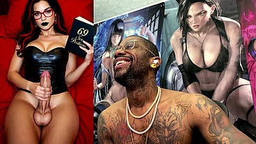 Transgender StepMom Jerks Off While Cumming And Reading Smut, AI Generated