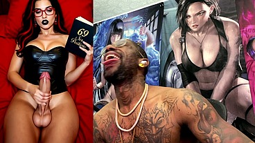 Transgender StepMom Jerks Off While Cumming And Reading Smut, AI Generated