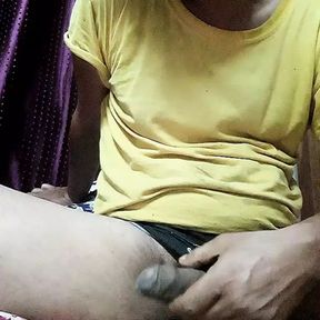 Boy masturbating hard