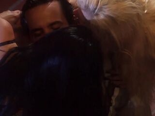 Anal Three-some Between 2 Lewd Whores And A Inflexible With Large Wang- AssMania