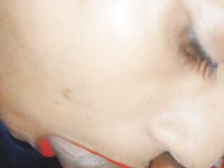 Real Homemade cum in bazookas fellatio , most excellent oral-job in world