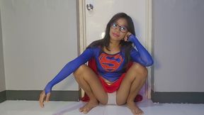 Supergirl Panty Tease