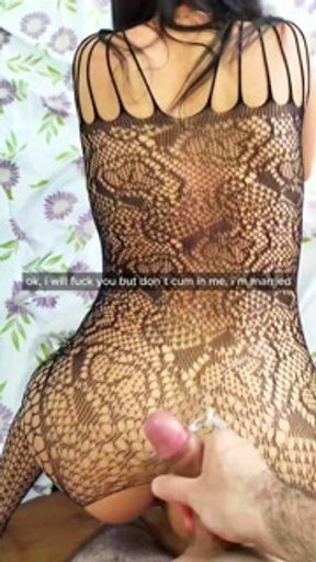 " ok, i will fuck you but don't cum inside me, i'm married "