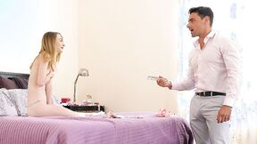 Step Dad punishes Stepdaughter Kenzi Kellie after finding dildo