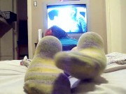 Goth girl dirty socks ignore